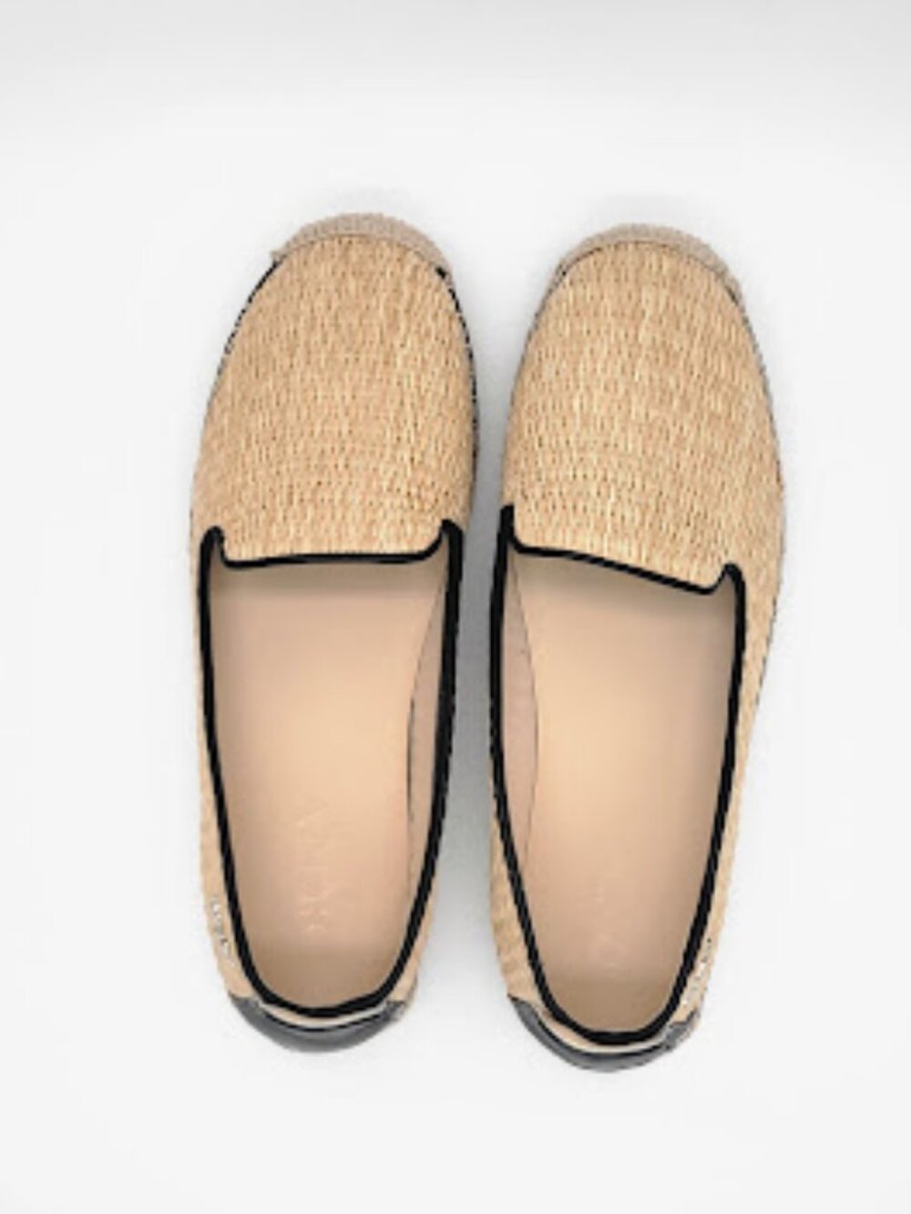 DKNY Mallandra Espadrille Flats Women's 7.5 Natural Raffia Slip On Shoes NWOB - Picture 4 of 8